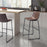 Zuo Modern Smart BarStool Set of 2, Vintage Espresso