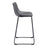 Zuo Modern Smart BarStool Set of 2, Charcoal