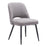 Zuo Modern Teddy Dining Chair Set of 2, Gray