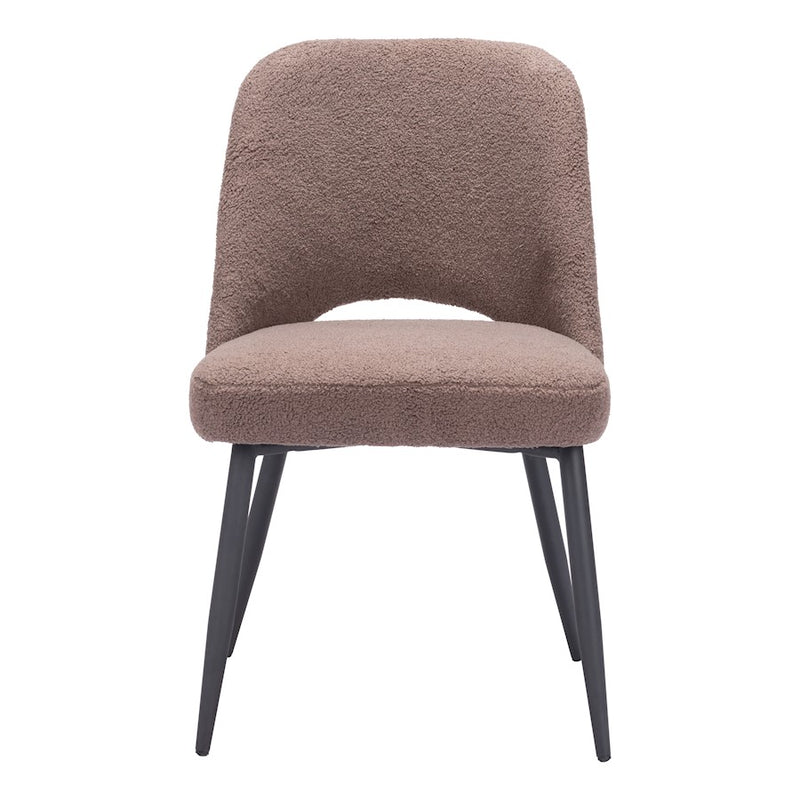 Zuo Modern Teddy Dining Chair Set of 2, Brown