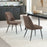 Zuo Modern Teddy Dining Chair Set of 2, Brown
