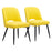 Zuo Modern Teddy Dining Chair Set of 2, Yellow - 109330