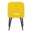 Zuo Modern Teddy Dining Chair Set of 2, Yellow