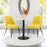Zuo Modern Teddy Dining Chair Set of 2, Yellow