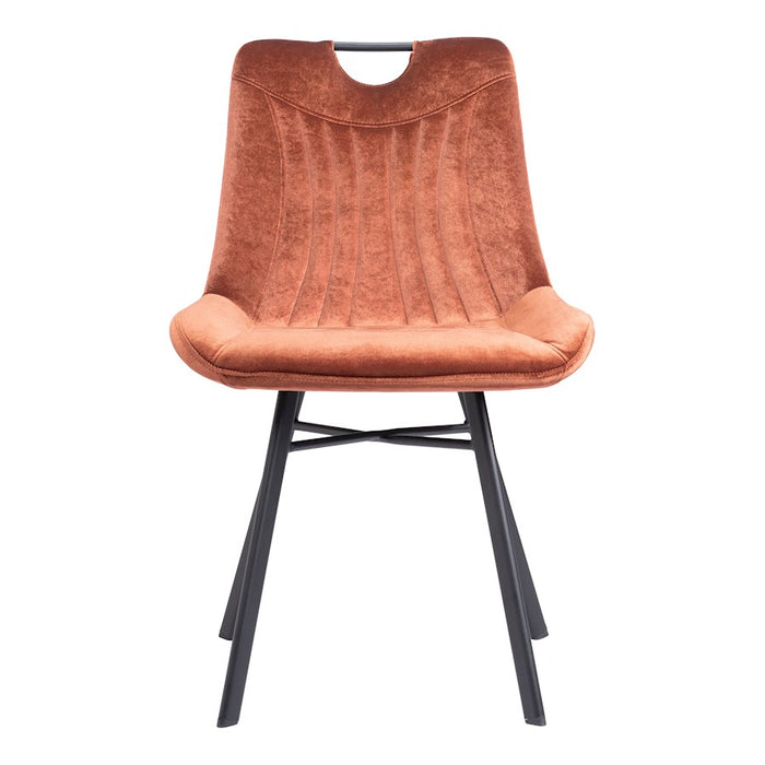 Zuo Modern Tyler Dining Chair Set of 2, Brown