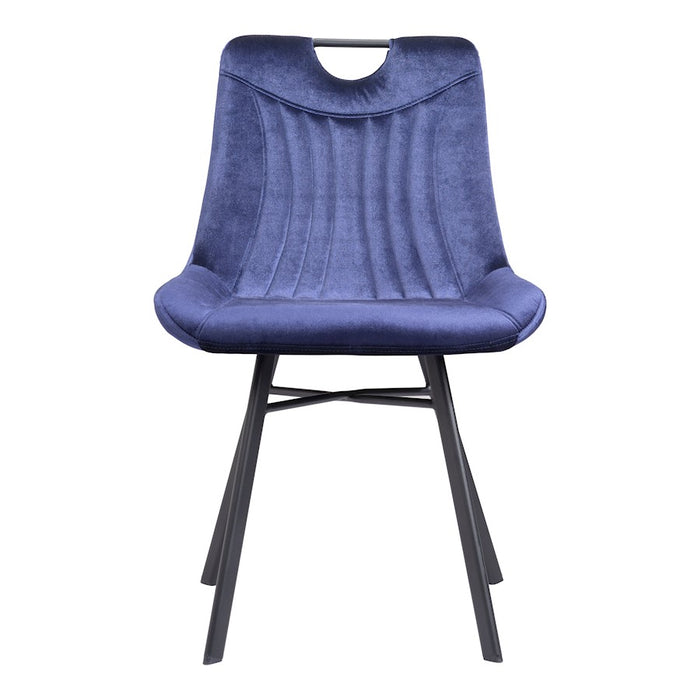 Zuo Modern Tyler Dining Chair Set of 2, Blue