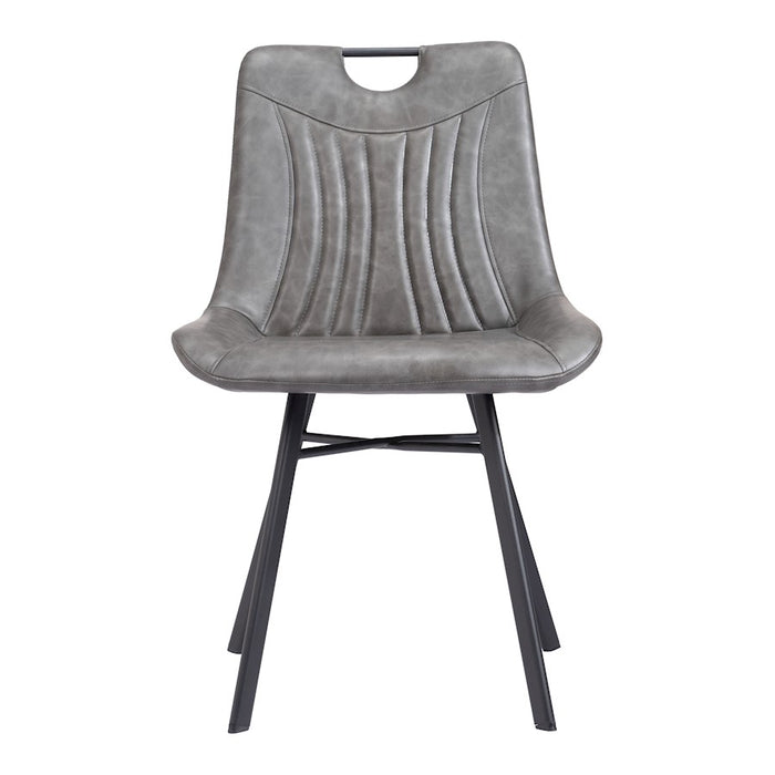 Zuo Modern Tyler Dining Chair Set of 2, Vintage Gray