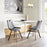 Zuo Modern Tyler Dining Chair Set of 2, Vintage Gray
