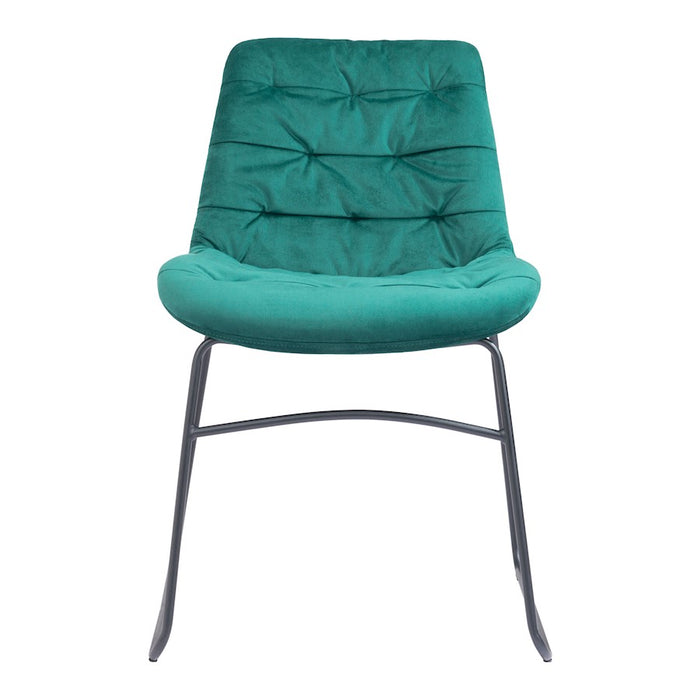 Zuo Modern Tammy Dining Chair Set of 2, Green