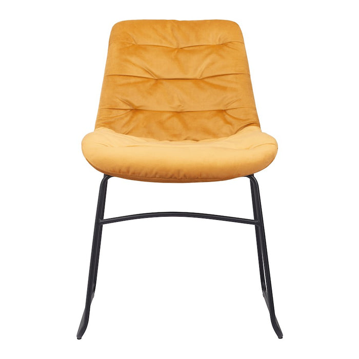 Zuo Modern Tammy Dining Chair Set of 2, Yellow