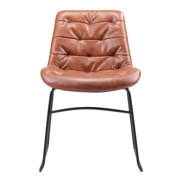 Zuo Modern Tammy Dining Chair Set of 2, Vintage Brown