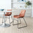 Zuo Modern Tammy Dining Chair Set of 2, Vintage Brown
