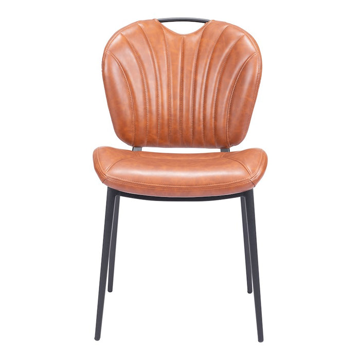 Zuo Modern Terrence Dining Chair Set of 2, Vintage Brown