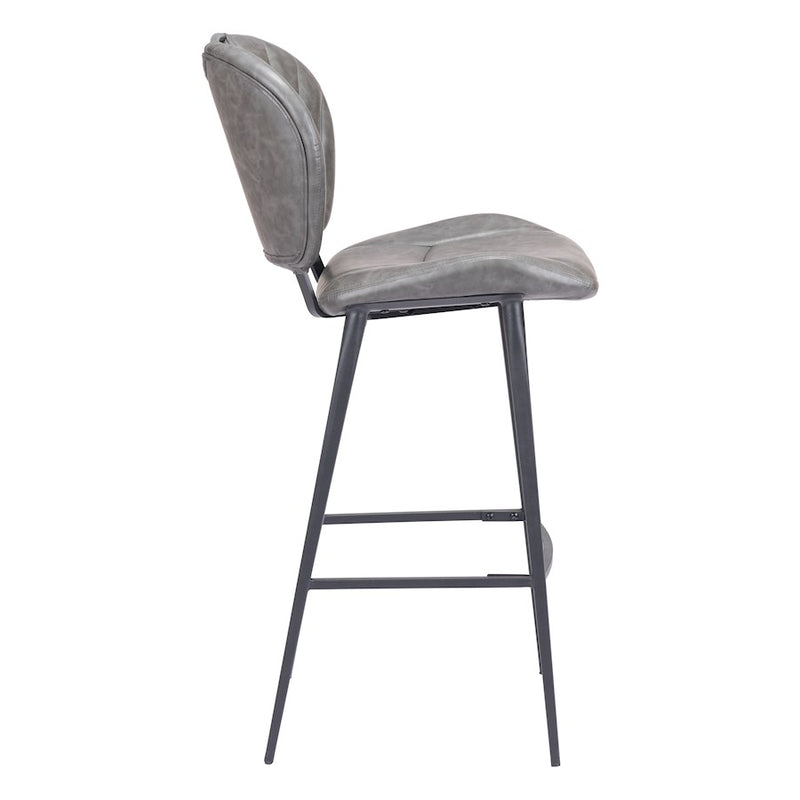Zuo Modern Terrence Barstool, Vintage Gray