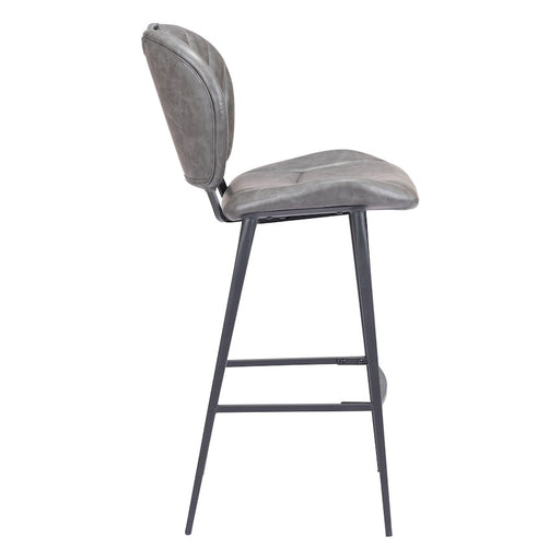 Zuo Modern Terrence Barstool, Vintage Gray