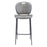 Zuo Modern Terrence Barstool, Vintage Gray