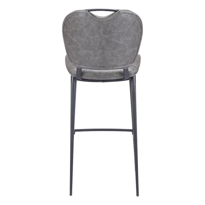 Zuo Modern Terrence Barstool, Vintage Gray