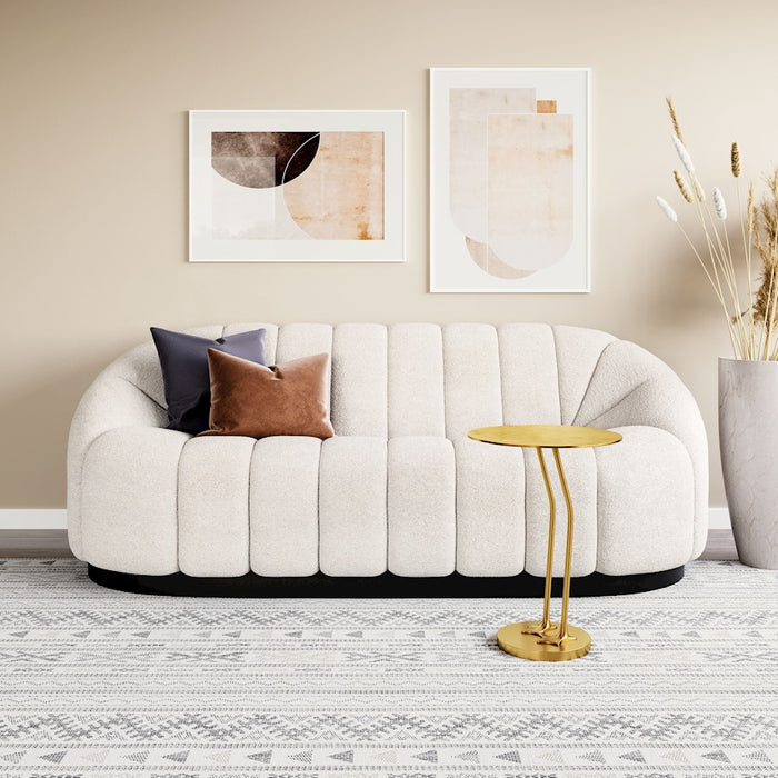Zuo Modern Bhutan Sofa, Cream