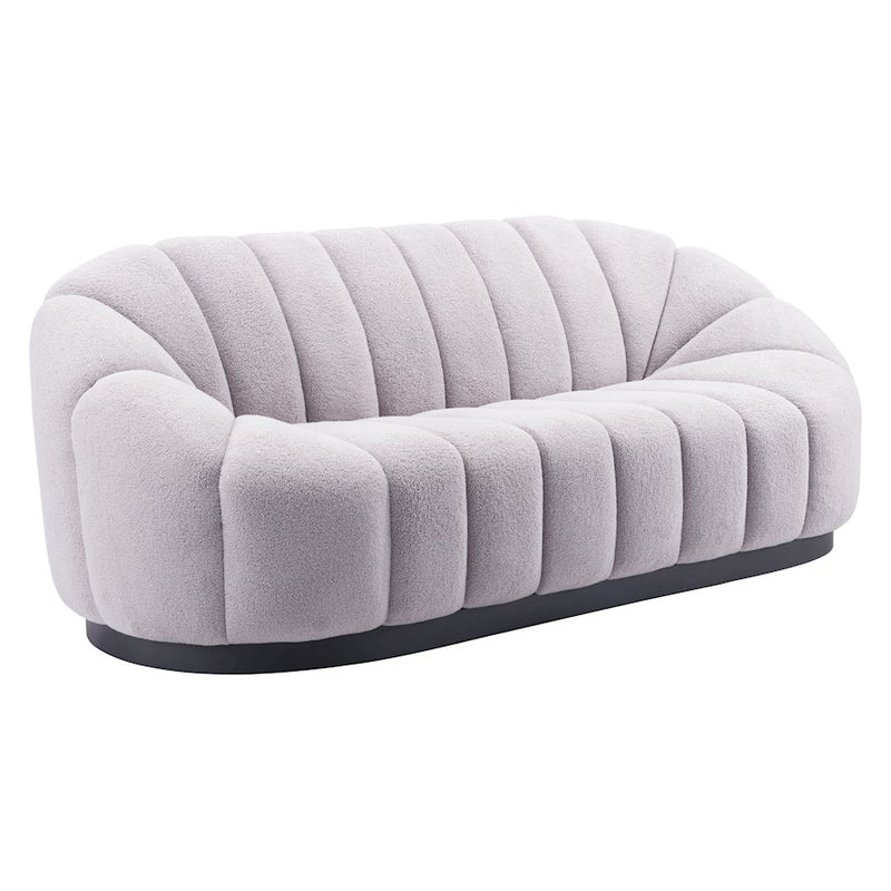 Zuo Modern Bhutan Sofa, Light Gray