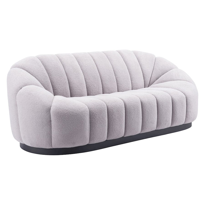 Zuo Modern Bhutan Sofa, Light Gray