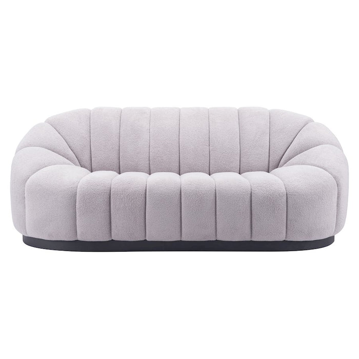 Zuo Modern Bhutan Sofa, Light Gray