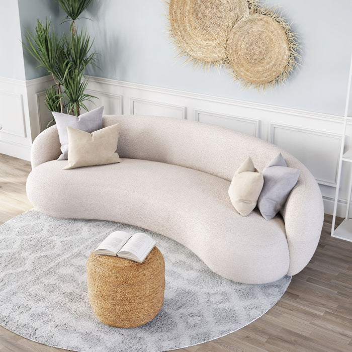 Zuo Modern Tibet Sofa, Cream