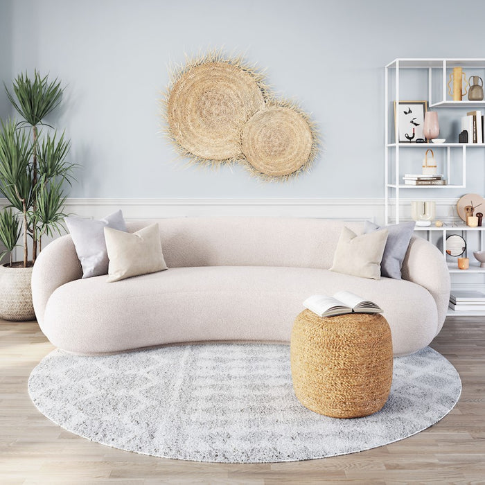 Zuo Modern Tibet Sofa, Cream