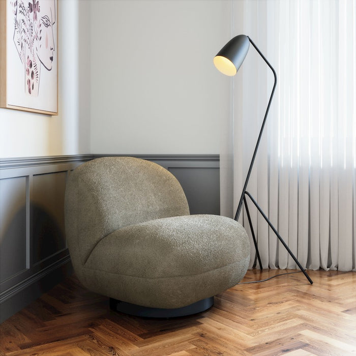Zuo Modern Myanmar Accent Chair, Olive Green