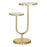 Zuo Modern Marc Side Table, White/Gold