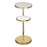Zuo Modern Marc Side Table, White/Gold