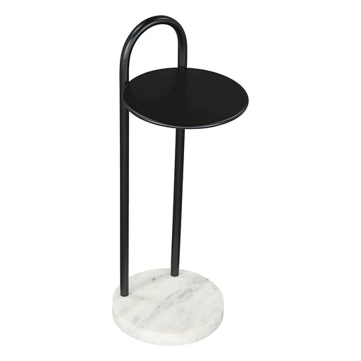 Zuo Modern Christian Side Table, Black/White - 109356