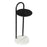 Zuo Modern Christian Side Table, Black/White