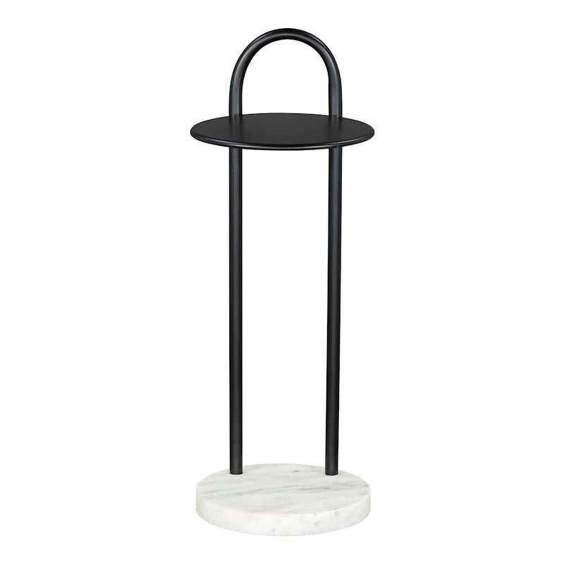 Zuo Modern Christian Side Table, Black/White