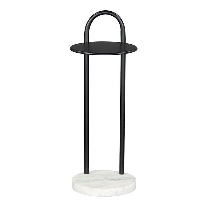 Zuo Modern Christian Side Table, Black/White