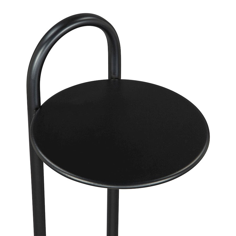 Zuo Modern Christian Side Table, Black/White