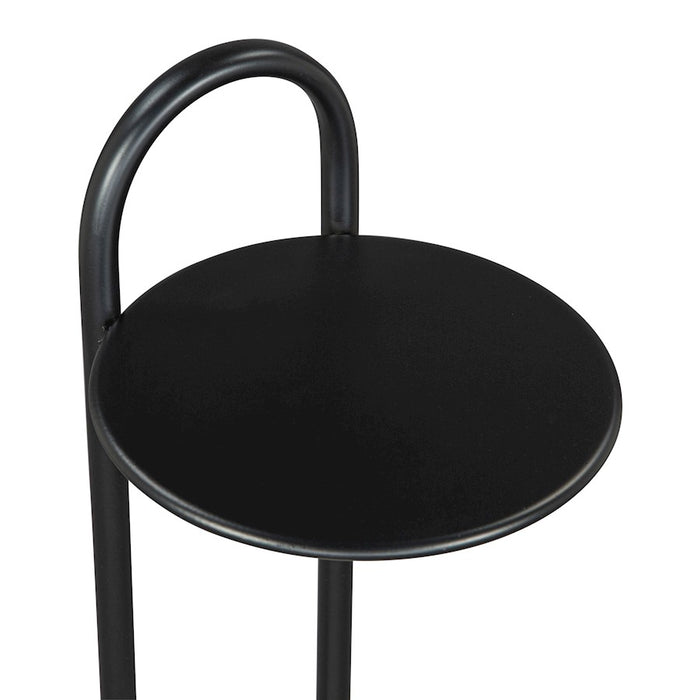Zuo Modern Christian Side Table, Black/White