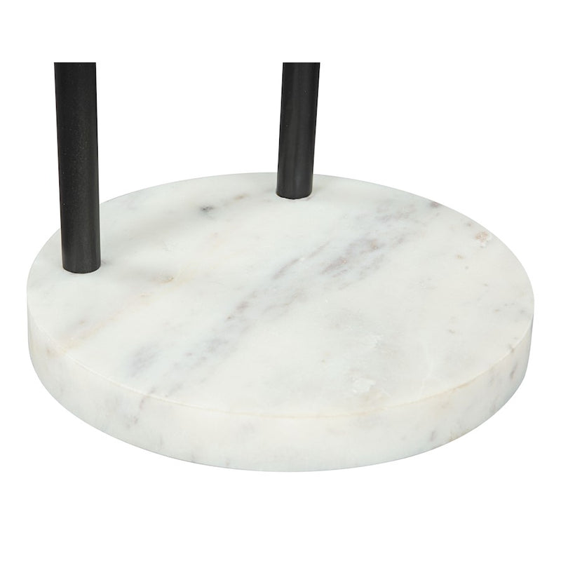 Zuo Modern Christian Side Table, Black/White