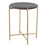 Zuo Modern David Side Table, Gray/Gold - 109360