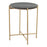 Zuo Modern David Side Table, Gray/Gold