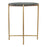 Zuo Modern David Side Table, Gray/Gold