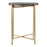 Zuo Modern David Side Table, Gray/Gold