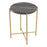Zuo Modern David Side Table, Gray/Gold
