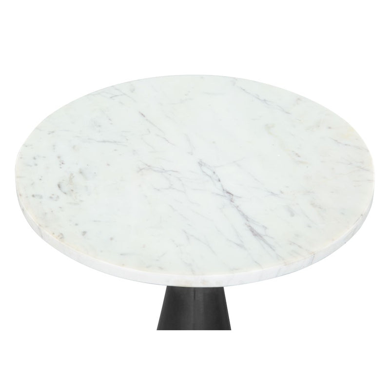 Zuo Modern Tim Side Table, White/Black