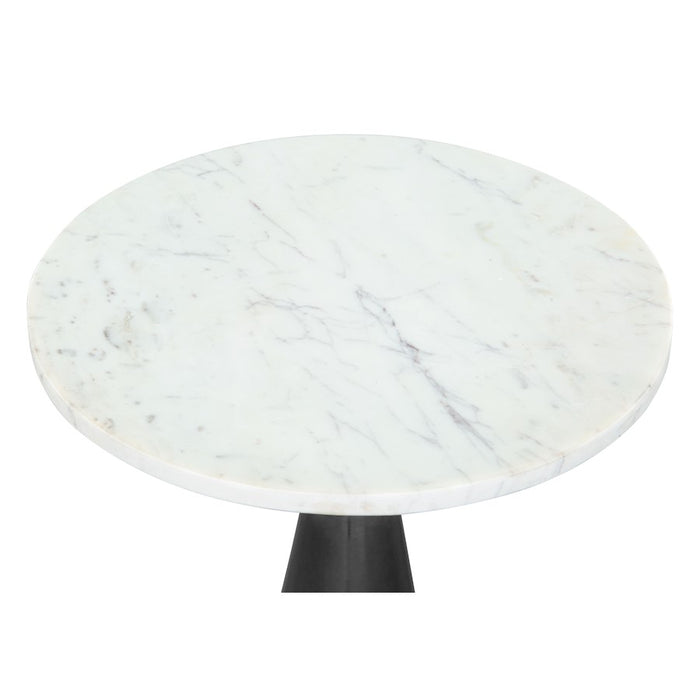 Zuo Modern Tim Side Table, White/Black