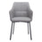 Zuo Modern Adage Dining Chair Set of 2, Gray