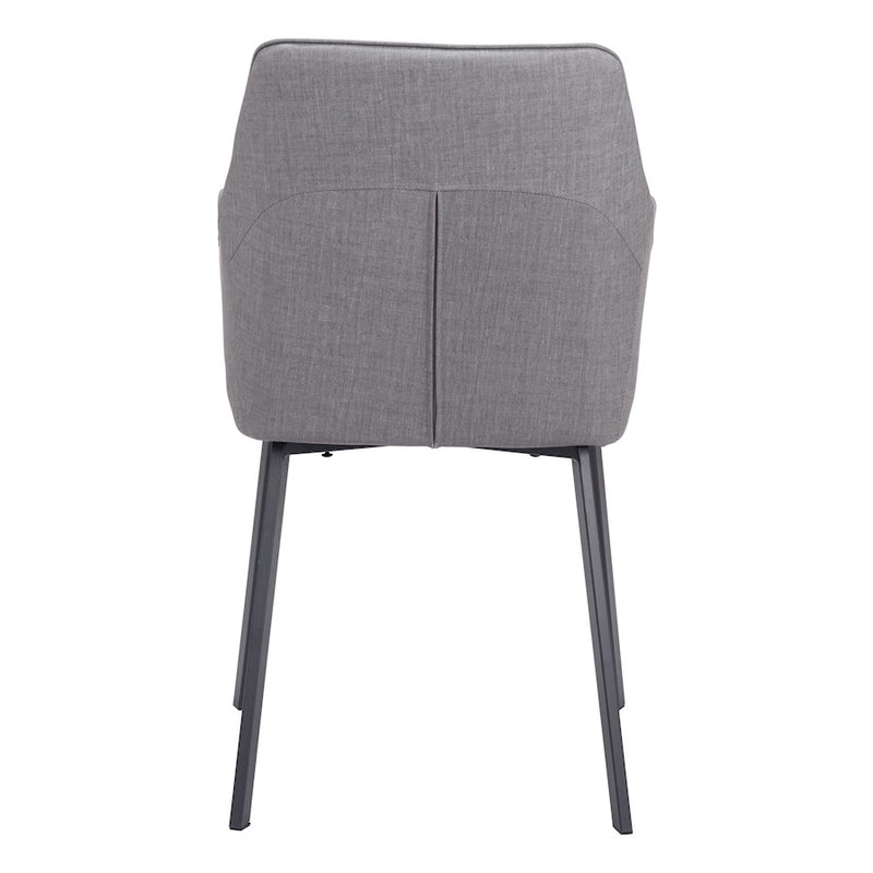 Zuo Modern Adage Dining Chair Set of 2, Gray