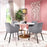 Zuo Modern Adage Dining Chair Set of 2, Gray