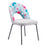 Zuo Modern Torrey Dining Chair Set of 2, Multicolor Print/Gray