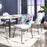 Zuo Modern Torrey Dining Chair Set of 2, Multicolor Print/Gray