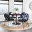 Zuo Modern Merion Dining Chair Set of 2, Multicolor Print/Black